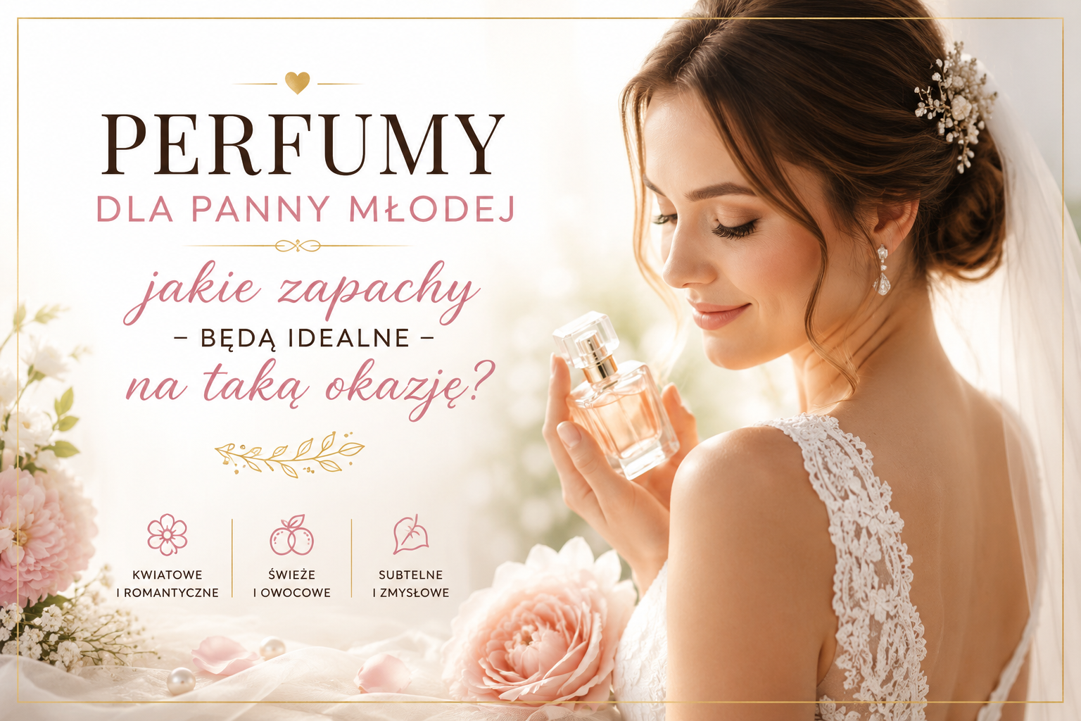 Perfumy dla Panny Młodej na dzień ślubu